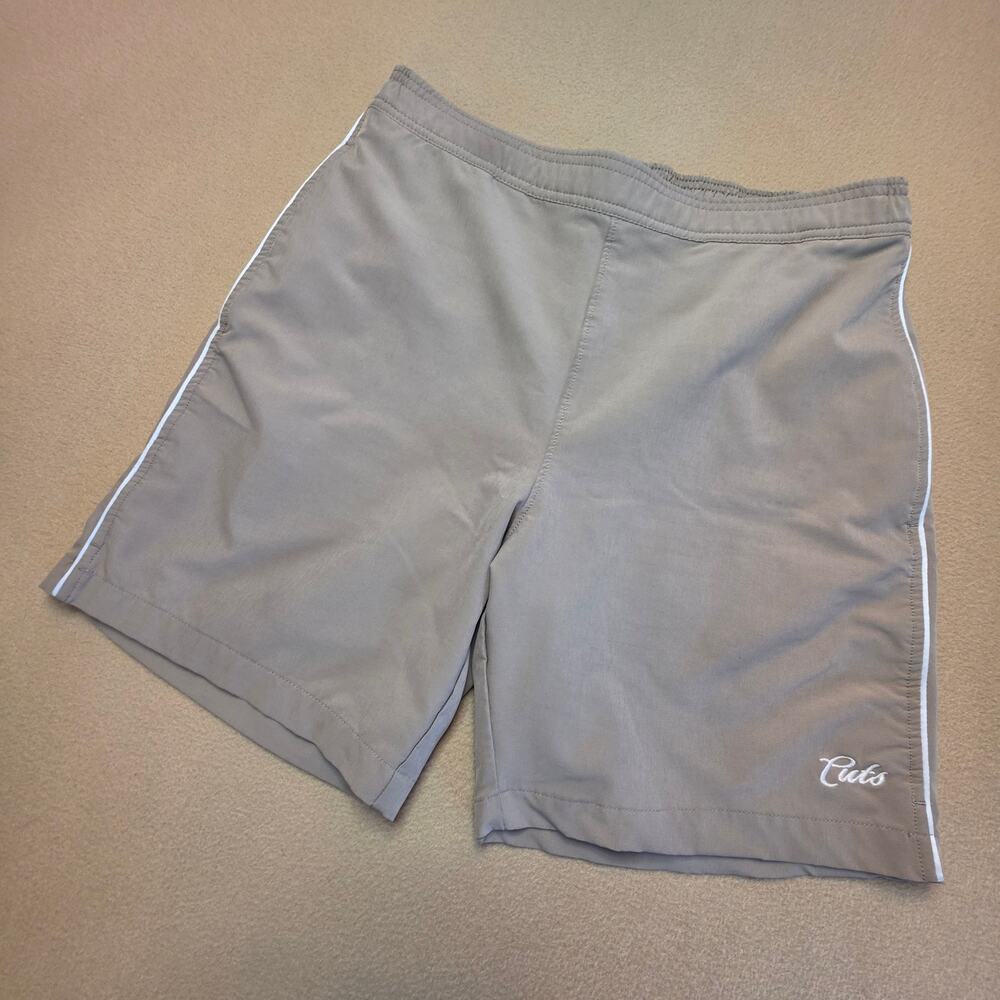 Cuts Clothing Amalfi Trunks Shorts Khaki Tan Sz Medium (7" Inseam)